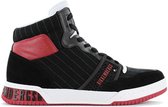 BIKKEMBERGS Sigger - Heren High-Top Sneakers Sport Casual Schoenen Zwart B4BKM0110 - Maat EU 45 UK 11