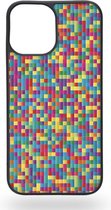 Colourful pixel tiles Telefoonhoesje - Apple iPhone 12 Pro Max