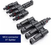 KD | MC4 Zonnepaneel Connector 4T Splitter | Parallel verbinding (paar)