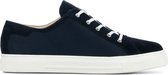 Hassia Vrouwen Suède Sneakers / Damesschoenen 301243 - Blauw - Maat 39