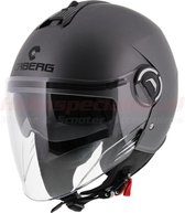 Caberg motorhelm Jet Riviera V4 mat titanium