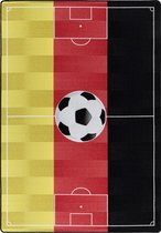 Tapijtenloods Play Vloerkleed Kinderkamer Voetbal Duitsland Laagpolig - 160x230 CM