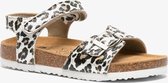 Bio sandalen met luipaardprint - Grijs - Maat 32