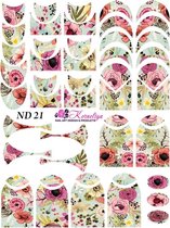 Waterdecal - Nailart Decal - Korneliya Dress On ND 21