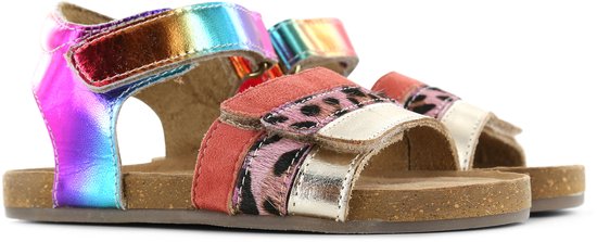 Sandalen | Meisjes | Rainbow Coral | Leer | Shoesme | Maat 25 | bol.