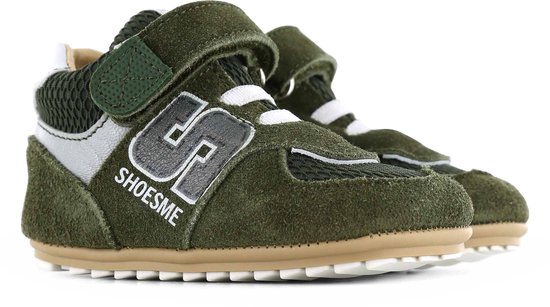 Baby | Lage schoenen | Meisjes, jongens | Green | Leer | Shoesme | Maat 22 - Shoesme