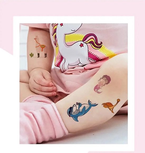 Princesses Tattoos - 10 Feuilles - Tatouage Temporaire - Stick On