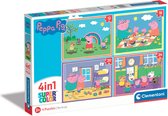 Clementoni - Puzzle Peppa Pig 4in1 - 21516