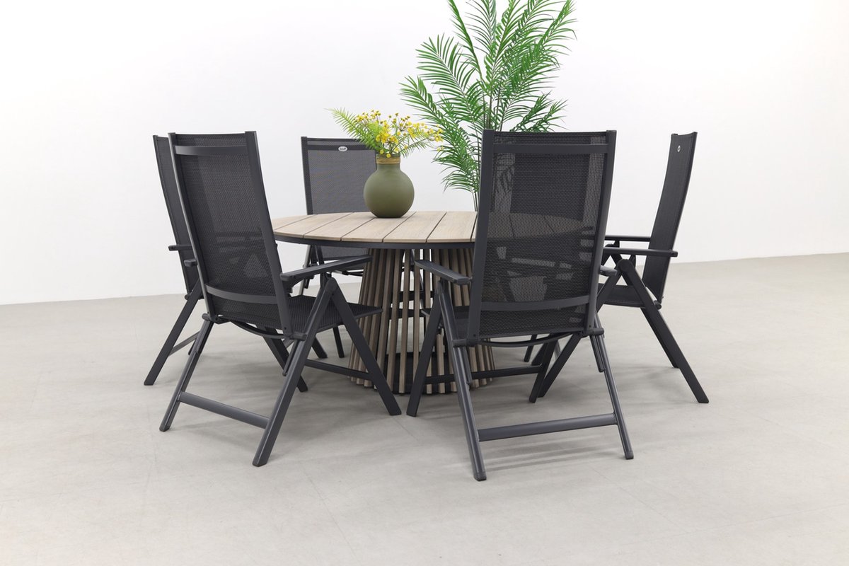 Hartman Milaan/GI Trinxa verstelbare ronde tuinset - 148 cm.