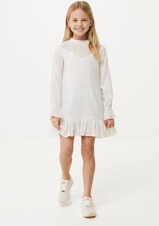Mexx Broidery Dress Filles - Off White - Taille 146-152