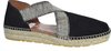 Viguera Vitelo Black 1890 Dames Espadrilles - Zwart - 37