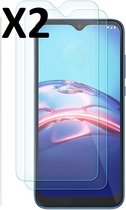 Screenprotector geschikt voor Moto E22 screenprotector Beschermglas 2 pack - Moto E22i / E22 screen protector glas