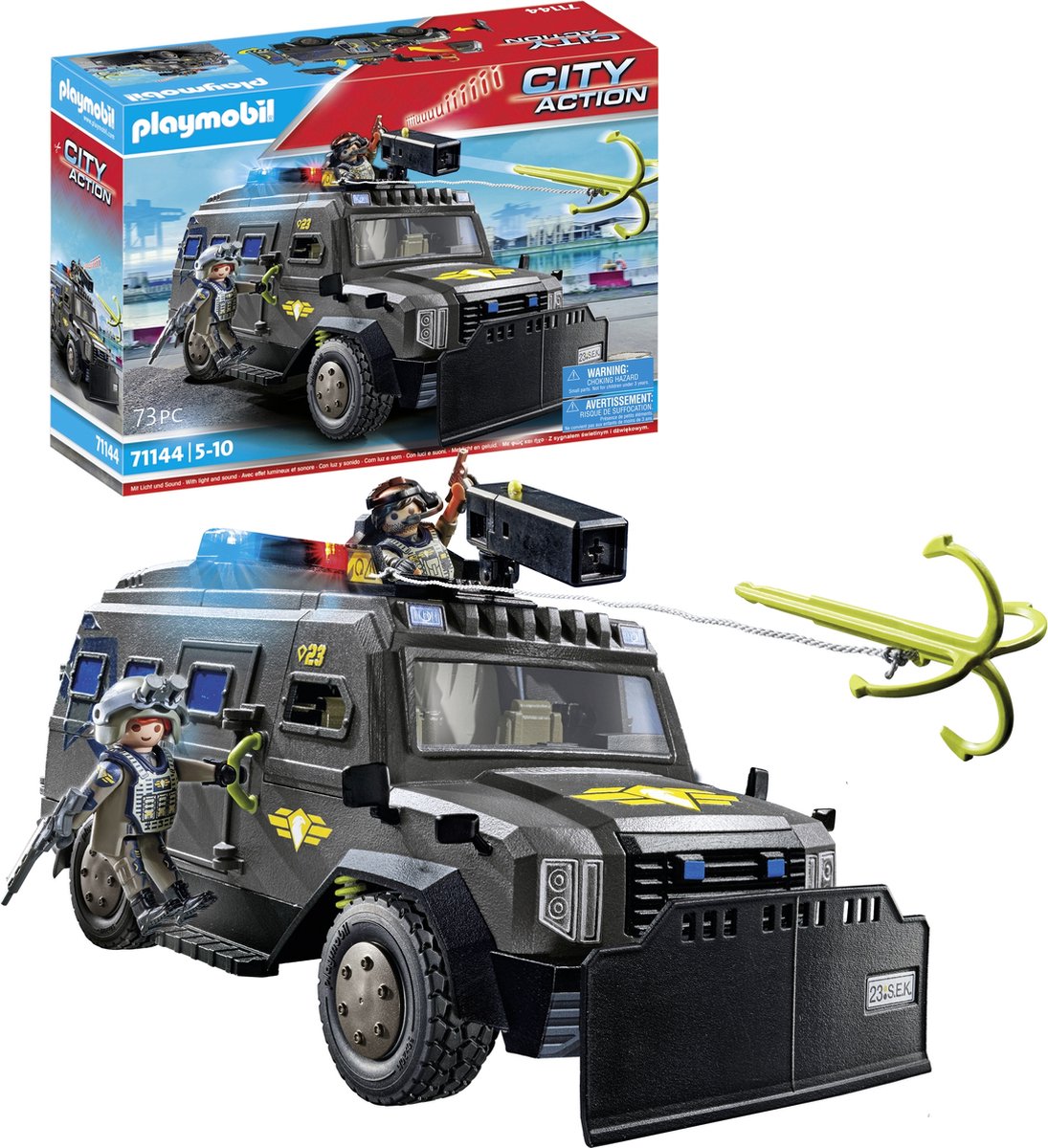 PLAYMOBIL City Action SE-terreinwagen - 71144 — afbeelding 9