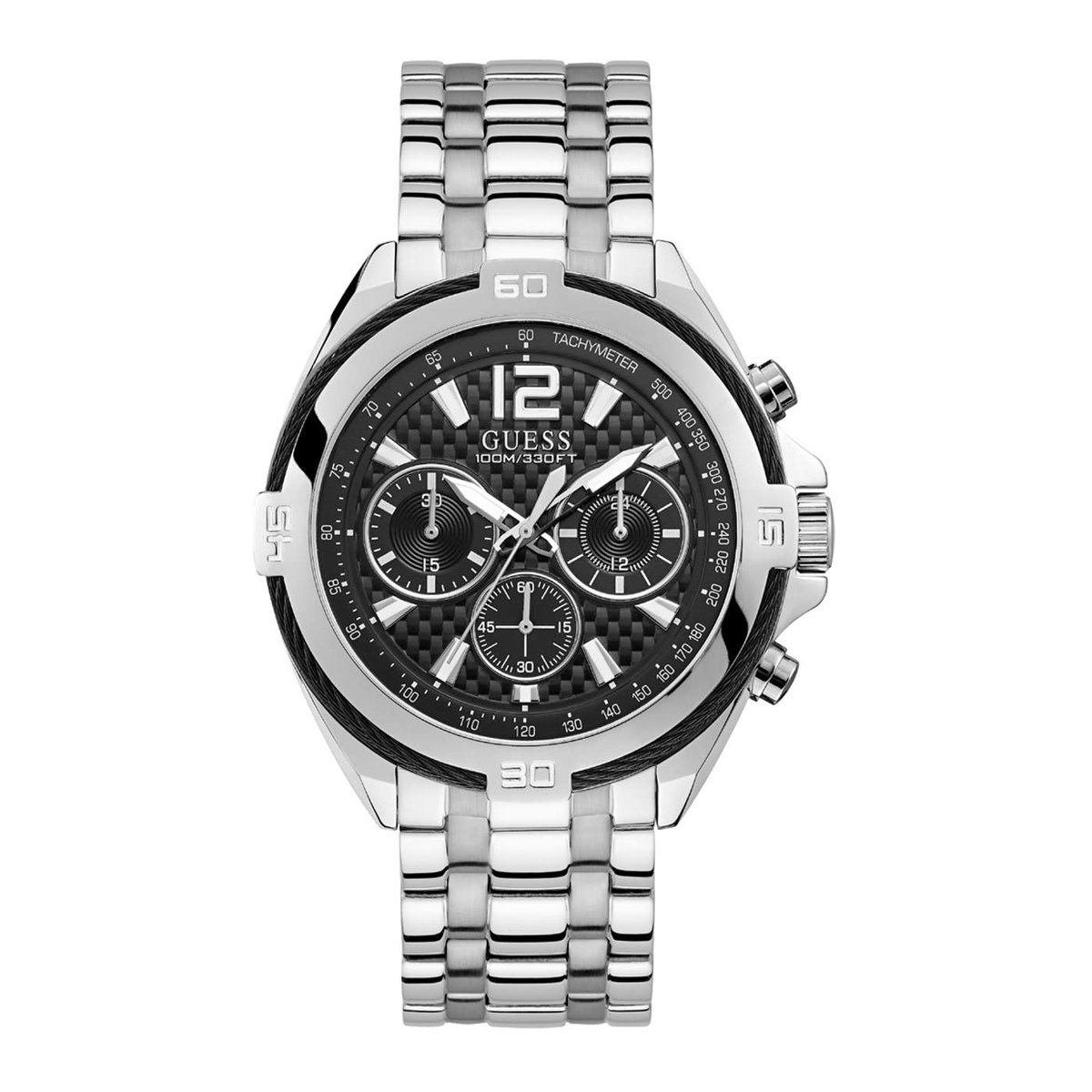 GUESS Watches W1258G1 Roestvrij staal Zilverkleurig