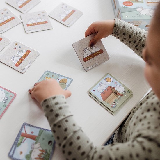 Mike & Molly maxi memo, spelletje met extra grote kaarten - educatief speelgoed - geheugenspel - Bambolino Toys - Bambolino