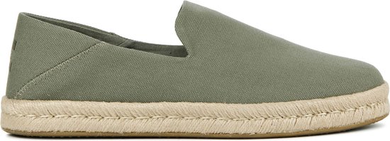 TOMS Espadrilles Heren / Instappers / Herenschoenen - Canvas - Santiago - Groen - maat 45