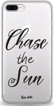 Casetastic Apple iPhone 7 Plus / iPhone 8 Plus Hoesje - Softcover Hoesje met Design - Chase The Sun Print