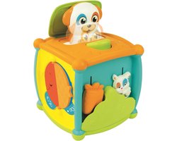 foto van Baby Clementoni - Kiekeboe Activiteiten Kubus - Speelkubus - Interactief Speelgoed - 1 tot 3 Jaar