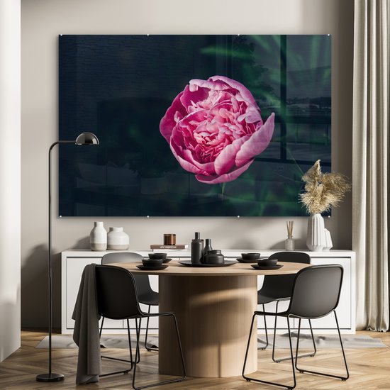 MuchoWow® Peinture sur Verre - Fleurs - Rose - Roses - 150x100 cm - Peintures sur Verre Peintures - Photo sur Glas