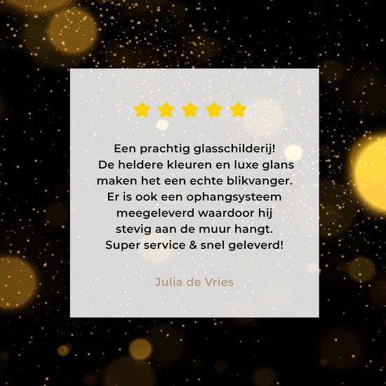 MuchoWow® Peinture sur verre 40x30 cm - Peinture acrylique sur verre - Or - Abstrait - Luxe - Zwart - Photo sur verre - Peintures