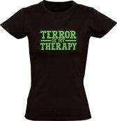 Terror is my therapy Dames T-shirt | muziek | hardcore | festival | terrorcore
