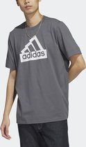 adidas Sportswear City Escape Graphic T-shirt - Heren - Grijs - 2XL