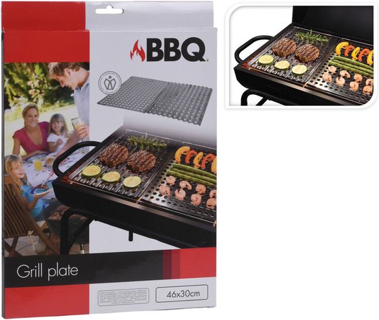 BBQ Barbecue RVS grillplaten - 2 stuks van Merkloos — afbeelding 5