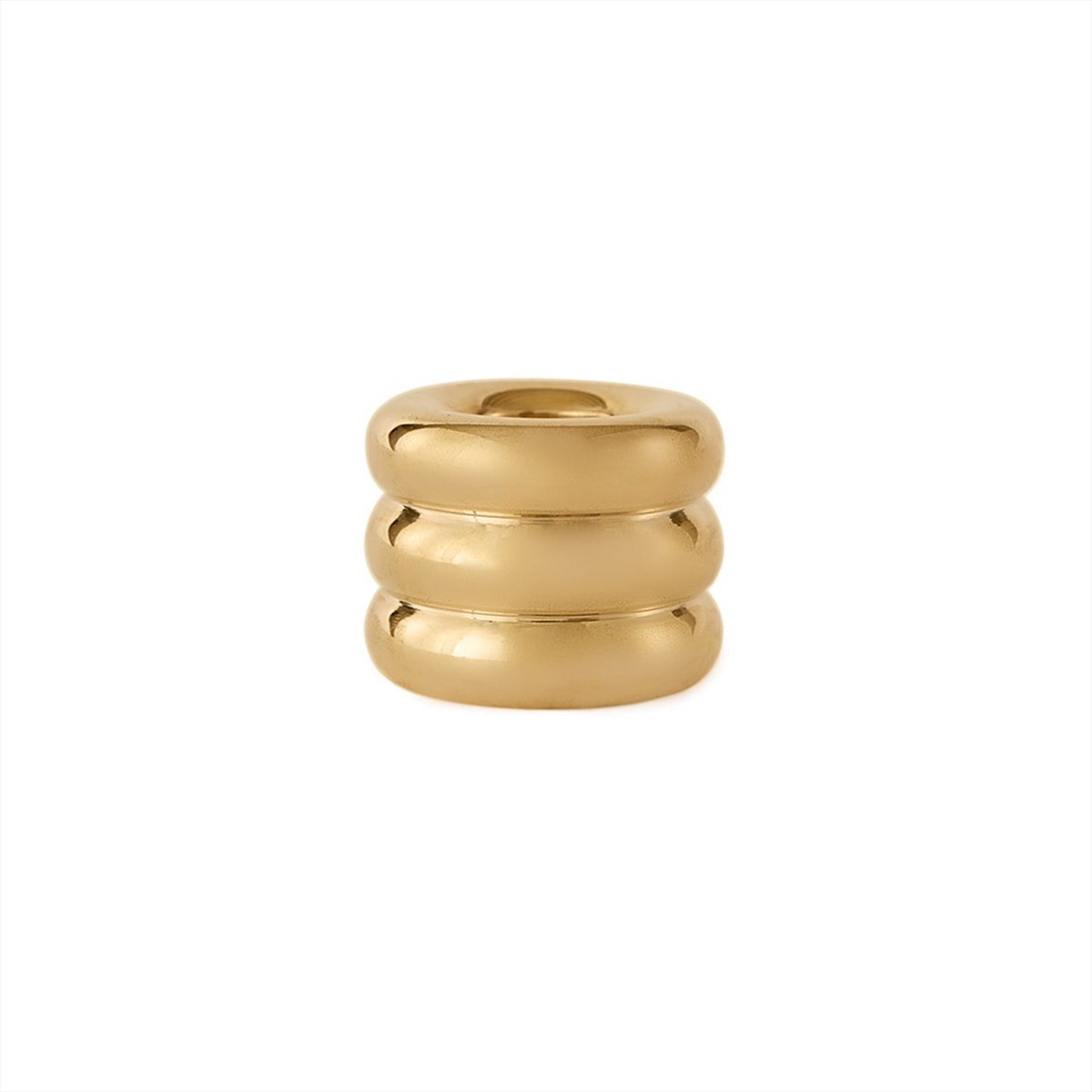 OYOY Savi kandelaar gepolijst messing 3cm Goud
