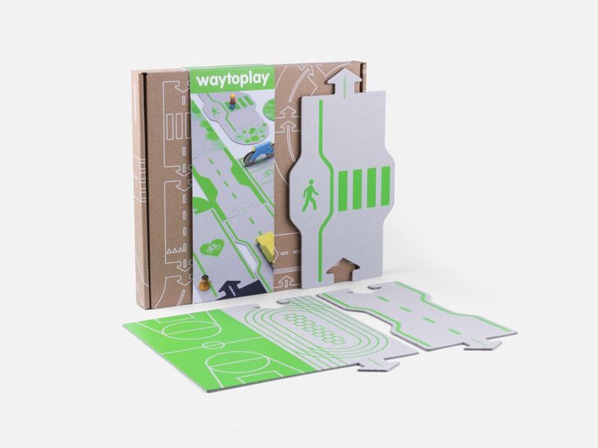 Waytoplay Recycled Cardboard Downtown - De Groene Stad