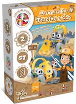 Mechanics Kit Tractor & Car - Made in Portugal - Construction Toy (7 languages) - Mechaniekset Tractor & Auto - Constructiespeelgoed (7 talen) - experimenteerdozen - leerzame spellen - breinbrekers - educatieve speelgoed