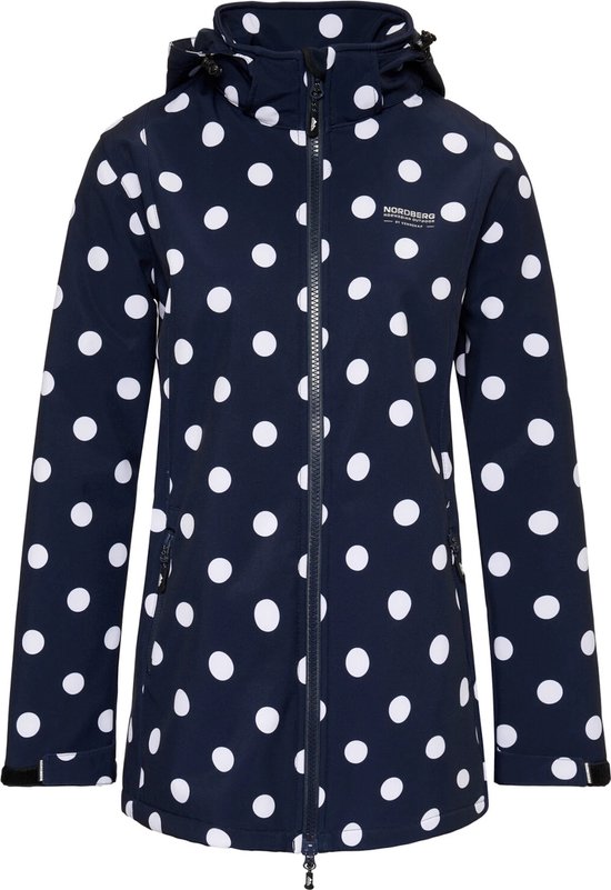 Nordberg Polka Half Dames Softshell Ls03301-ny - Kleur Blauw - Maat 3XL