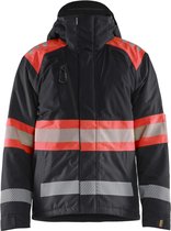 Blaklader 4480-1977 Winterjas High Vis - Zwart/High Vis Rood - M