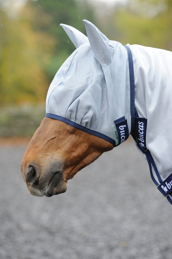 Foto: Bucas buzz off fly mask silver maat xxs