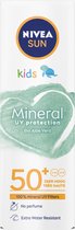 2x Nivea Sun UV Face Mineral UV Protection Lotion SPF 50+ 50 ml