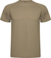 Chemise de sport unisexe couleur sable manches courtes marque MonteCarlo Roly taille S