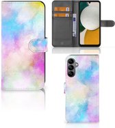 Telefoonhoesje Geschikt voor Samsung Galaxy A34 Bookcase Personaliseren Watercolor Light
