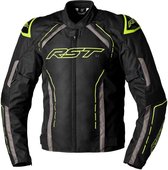 RST S-1 Ce Mens Textile Jacket Black Grey Flo Yellow 42 - Maat - Jas