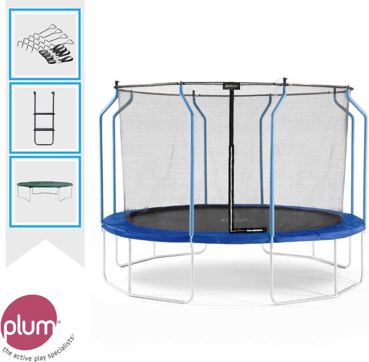 Plum Wave Springsafe Trampoline met 427 cm Met mist inclusief...