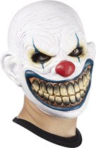 Partychimp Volledig Hoofd Masker Big Mouth Clown Reborned Halloween Masker voor bij Halloween Kostuum Volwassenen - Latex - One-Size