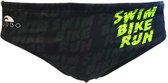 TURBO Swim-Bike Run Zwemslip Heren - Black - XXL