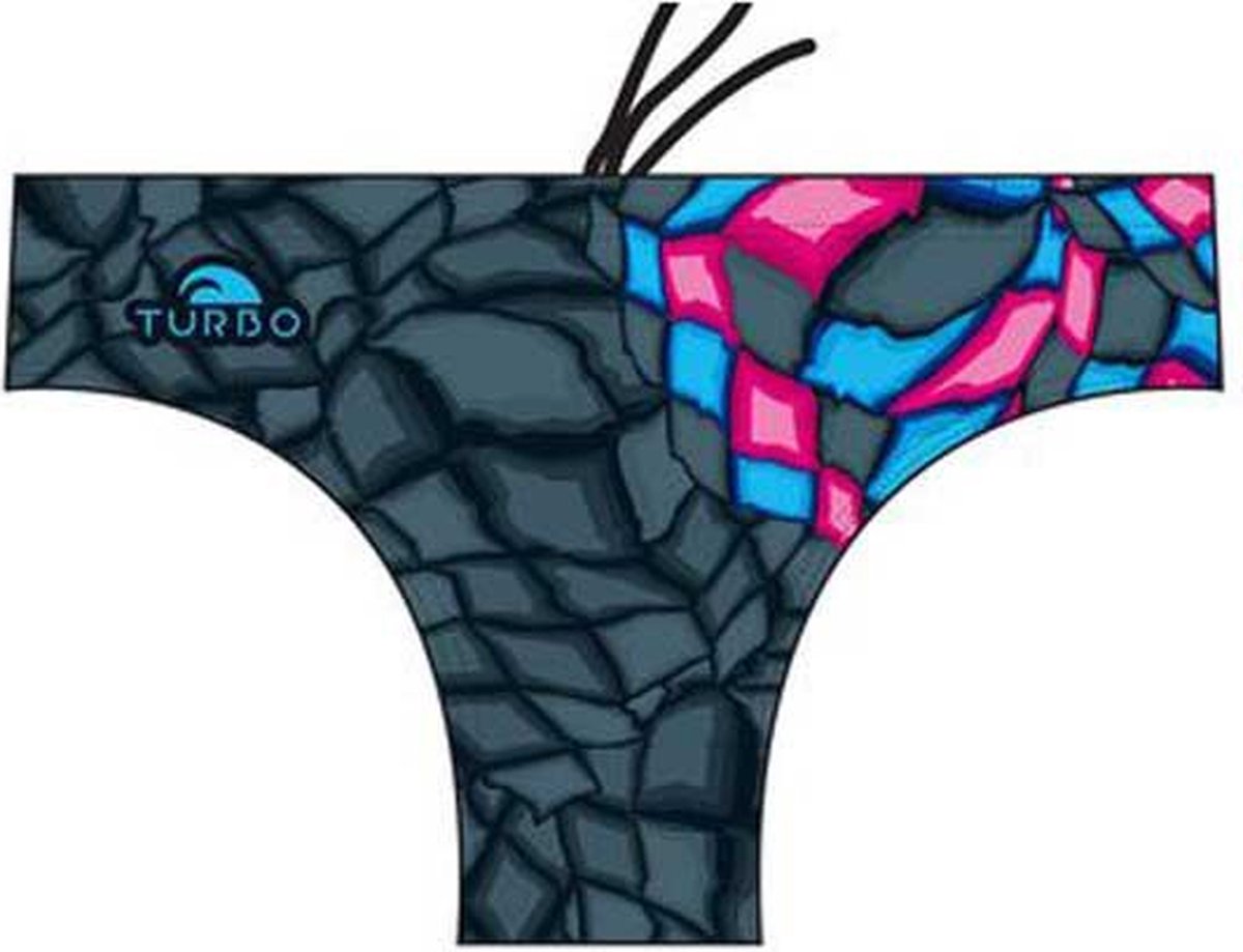 Turbo Crystal Zwemslip Grijs XL Man