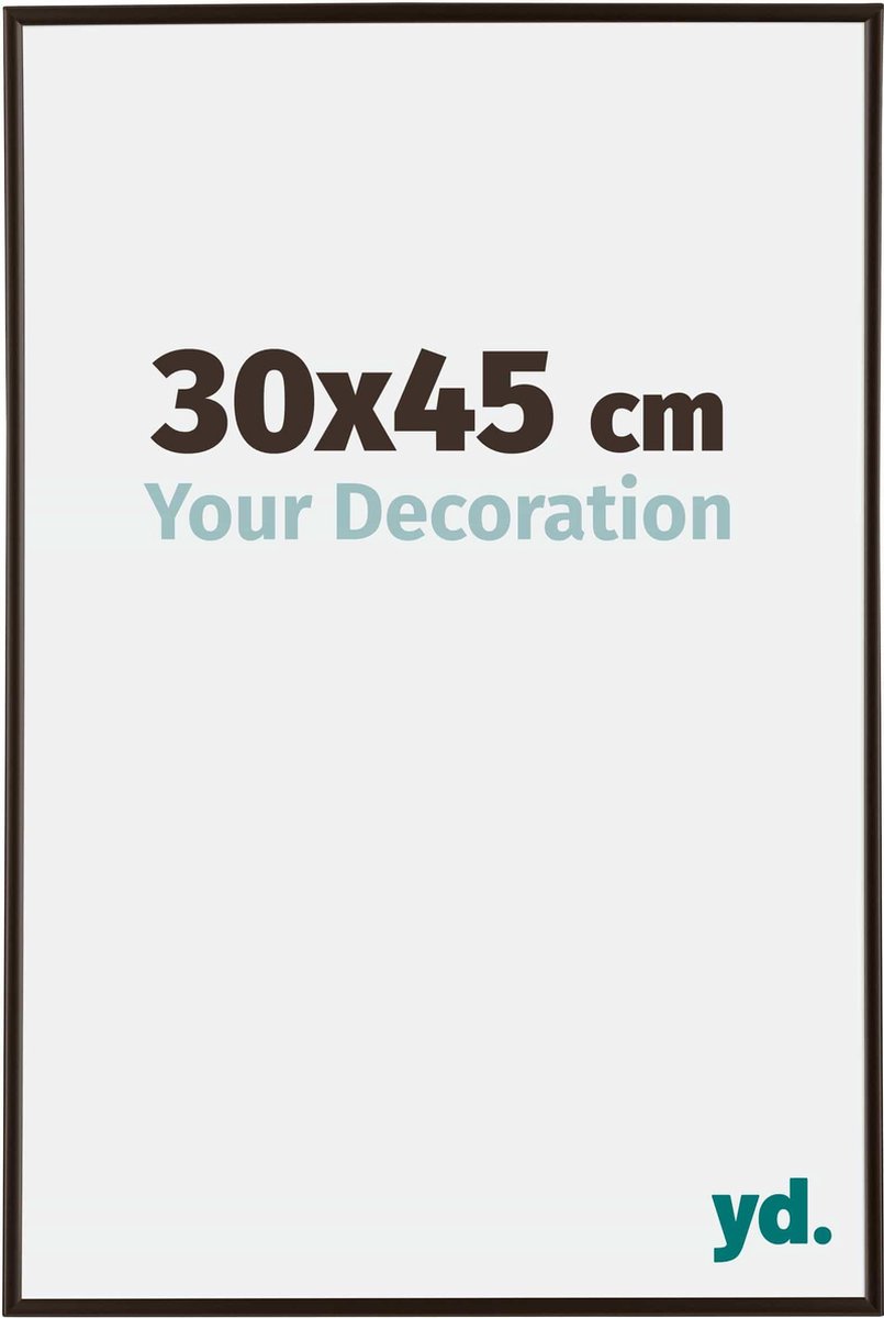 yd. Your Decoration - Fotolijst 30x45 cm - Kunststof - Antraciet - Evry