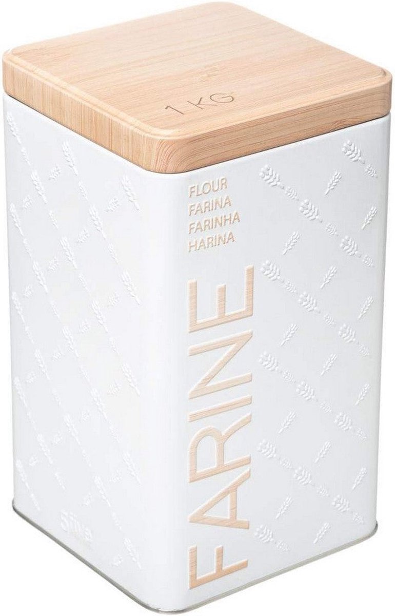 5five Scandinavische bloemopslagdoos - 2 L, 10,6 x 10,6 x 18,4 cm