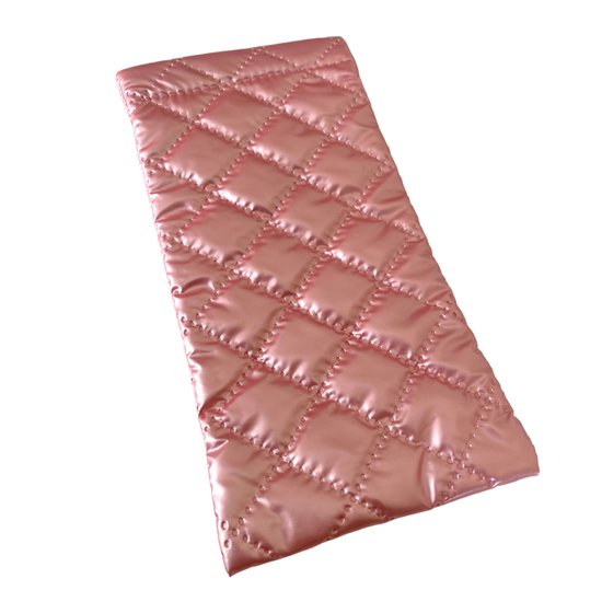 Eyezoo® - Brillenhoes – Brilhoes – Roze Metallic – Softcover – Duck Down – Gecaptioneerd