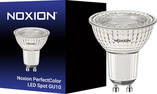 Noxion PerfectColor LED Spot GU10 PAR16 4W 345lm 36D - 927 Zeer Warm Wit | Beste Kleurweergave - Dimbaar - Vervangt 50W.