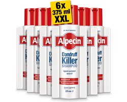 Alpecin Dandruff Killer Shampooing Antipelliculaire 6x 375ml | Élimine et Prévient Efficacement les Pellicules