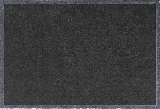 Ikado Zwarte ecologische droogloopmat 67 x 90 cm