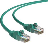 Cat 5e - U/UTP - Netwerkkabel - Patchkabel - Internetkabel - 1 Gbps - 10 meter - Groen - Allteq