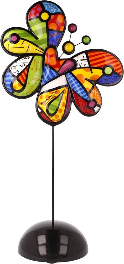 Goebel - Romero Britto | Decoratief beeld / figuur New Life | Porselein - Pop Art - 35cm
