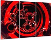 Peinture sur toile Abstrait | rouge noir | 120x80cm 3 Liège